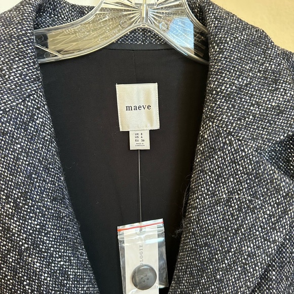 Maeve Black and Gray Blazer - Picture 2 of 2